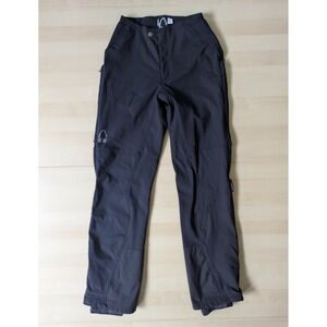 Sierra Designs Polartex Fleece Lined hiking Gorpcore Pants Black S Made USA